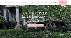 Desktop Screenshot of centralparkbandb.com