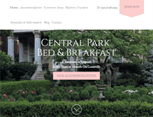 Tablet Screenshot of centralparkbandb.com